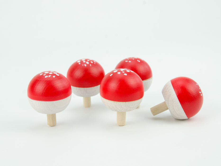 Mader Fly Agaric Spinning Turn Top