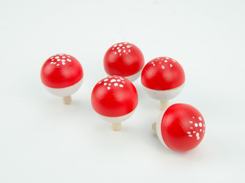 Mader Fly Agaric Spinning Turn Top