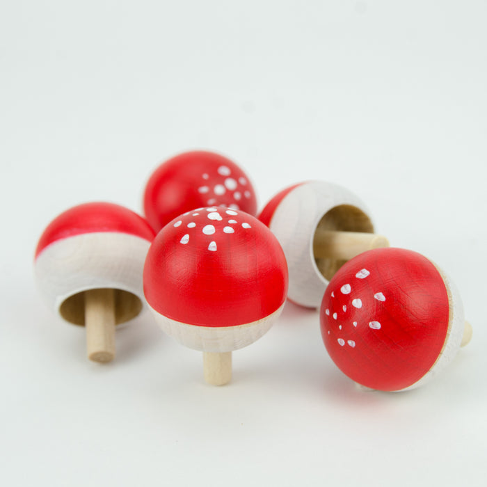 Mader Fly Agaric Spinning Turn Top