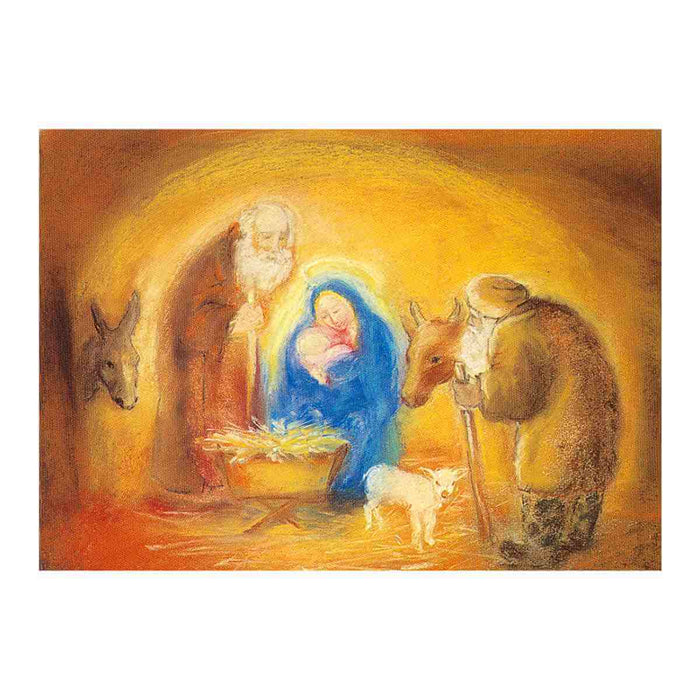 95254406 Postcards - Christmas Holy Family 5 pk