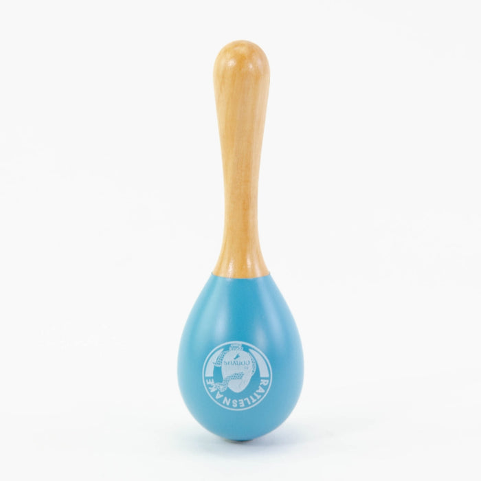 Rattlesnake Wooden Rattle Blue