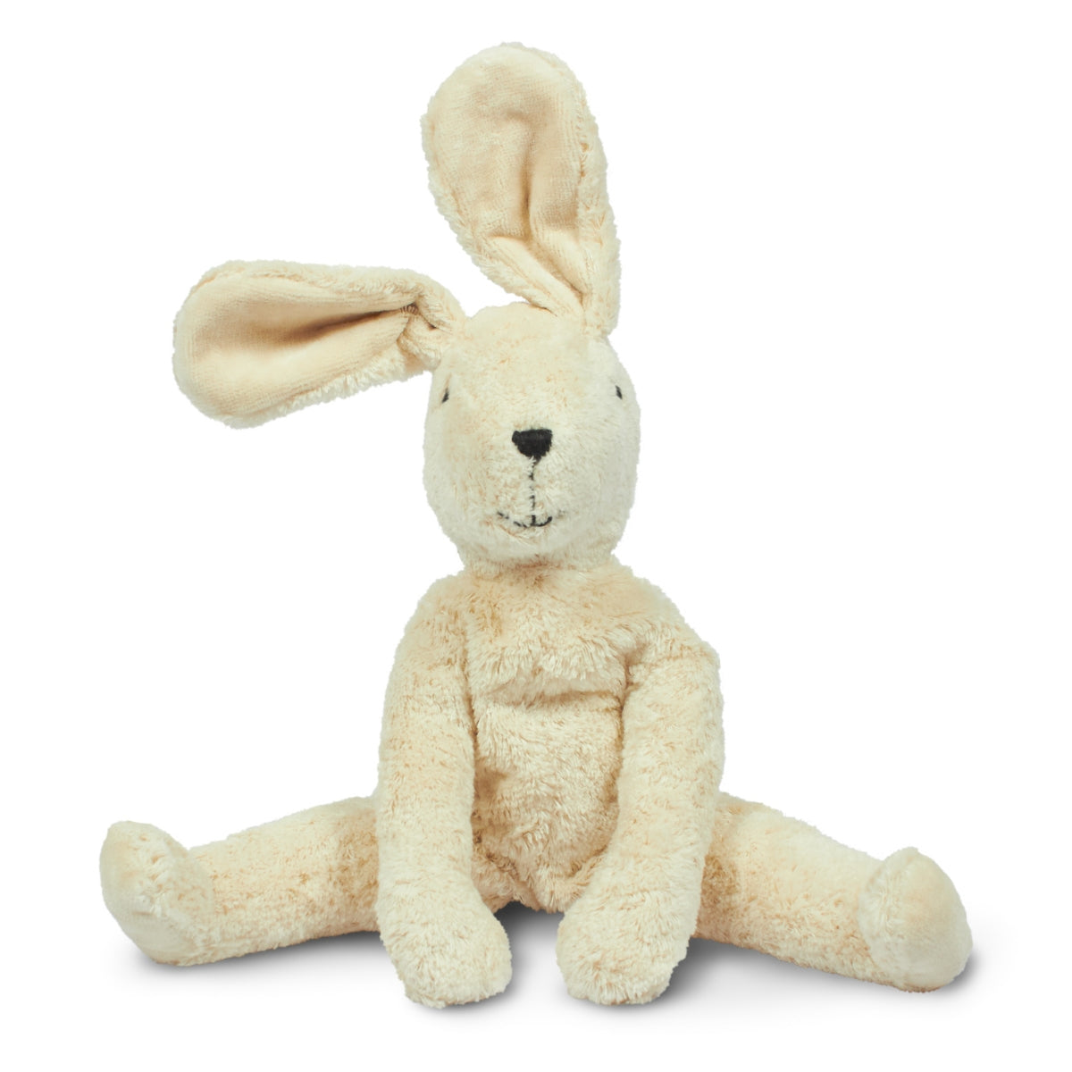 Small Beige Rabbit Floppy Animal Soft Toy by Senger Naturwelt