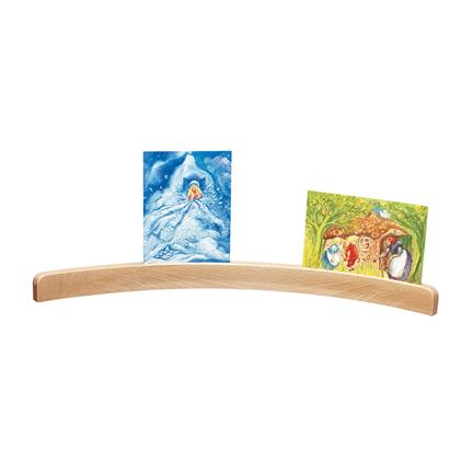 50950061 Wooden Card holder Curved  Small Curved (25cm)