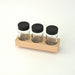 25915011 Wooden Holder for 3 Glass 100ml Paint Jars (holes 5cm)