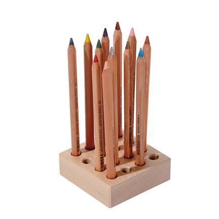 20595035 Wooden Pencil Holder For 16 Colour Giants